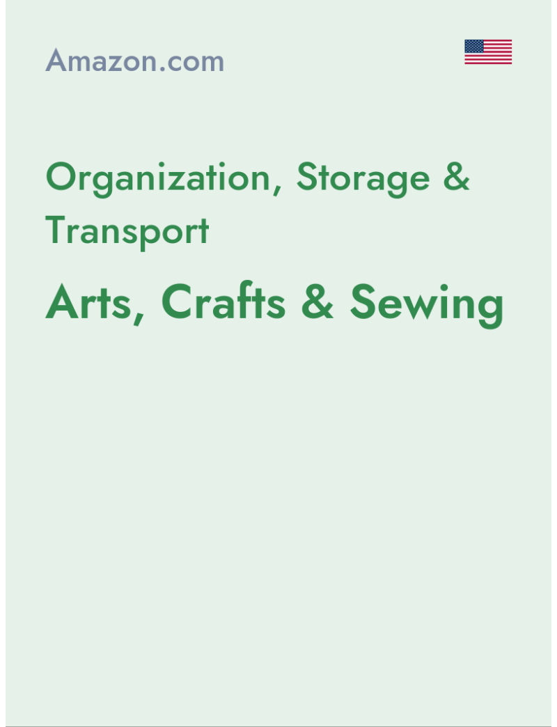 Organization, Storage & Transport (Arts, Crafts & Sewing) - amazon.com - USA
