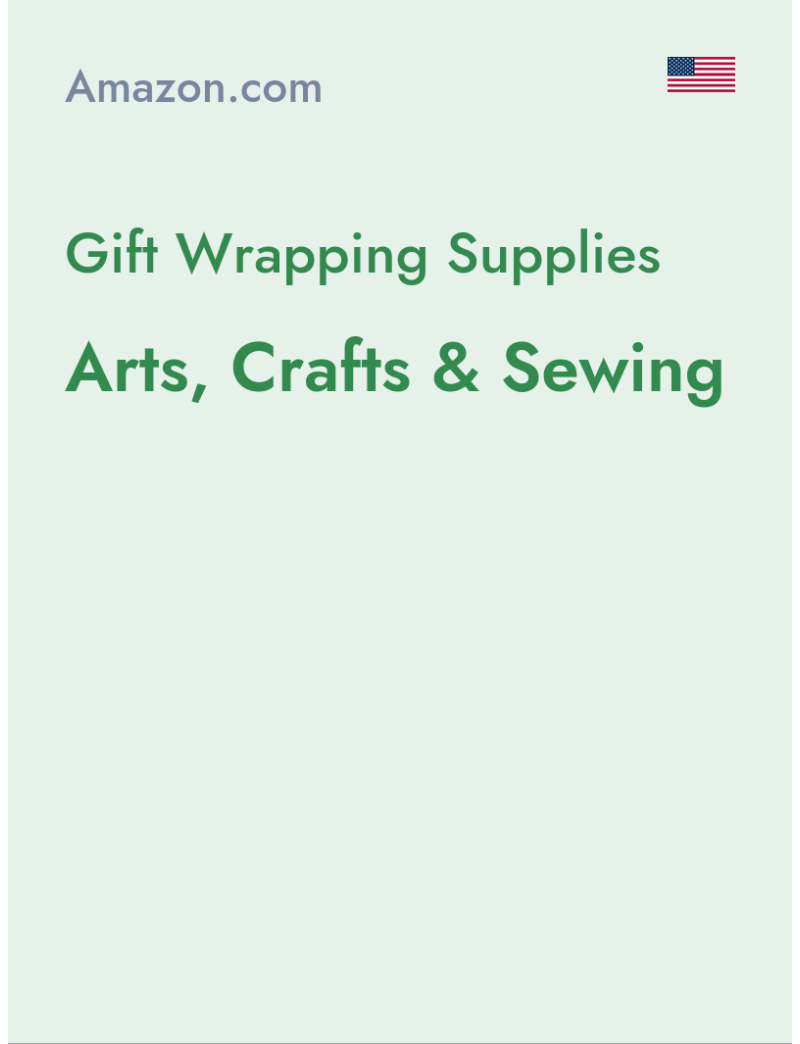 Gift Wrapping Supplies (Arts, Crafts & Sewing) - amazon.com - USA