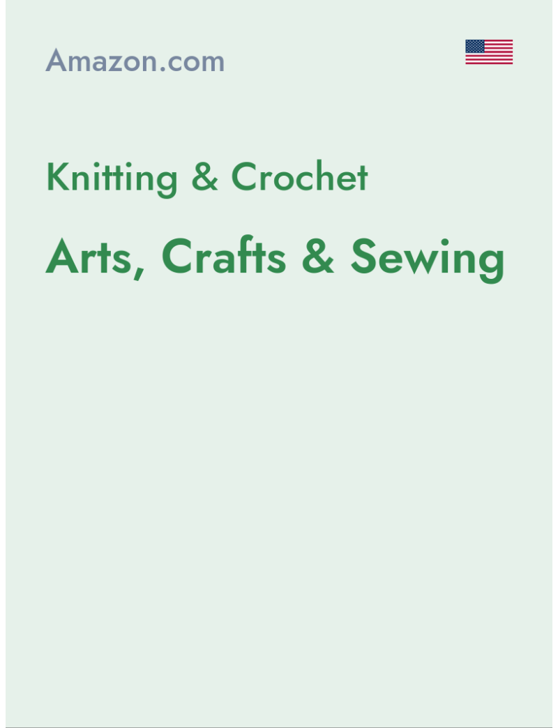 Knitting & Crochet (Arts, Crafts & Sewing) - amazon.com - USA
