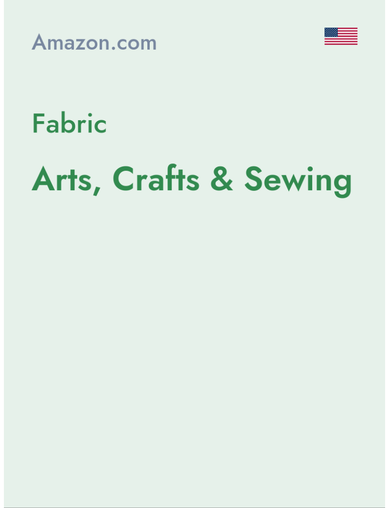 Fabric (Arts, Crafts & Sewing) - amazon.com - USA