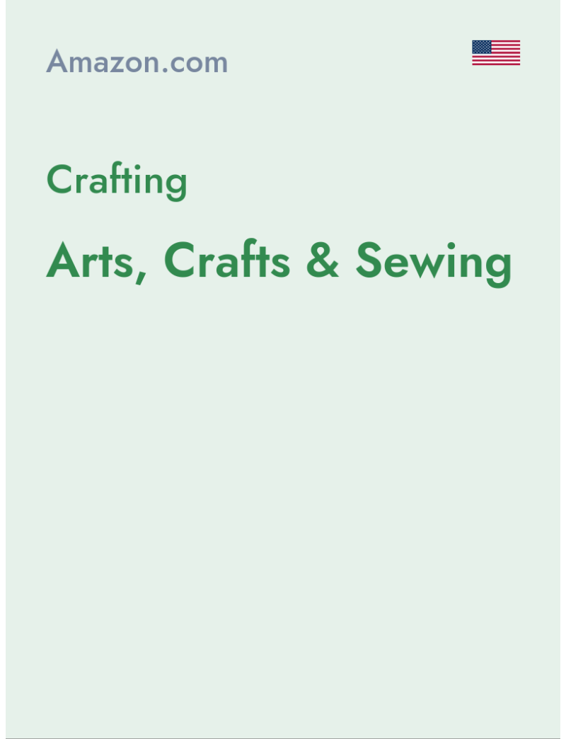 Crafting (Arts, Crafts & Sewing) - amazon.com - USA