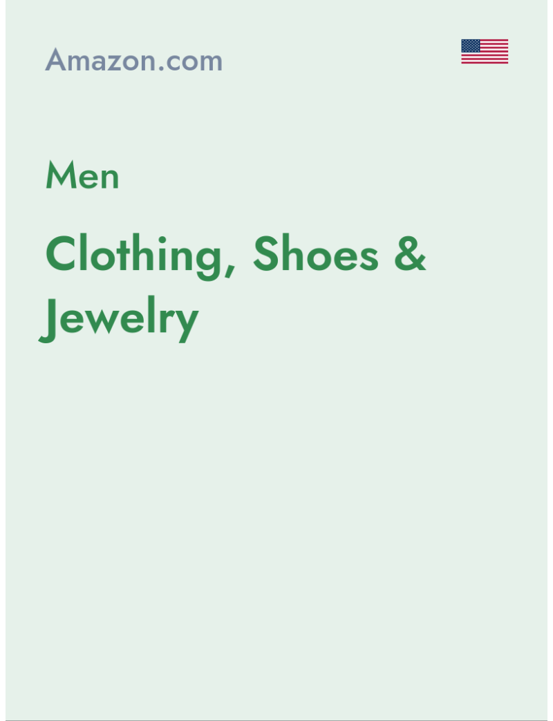 Men (Clothing, Shoes & Jewelry) - amazon.com - USA