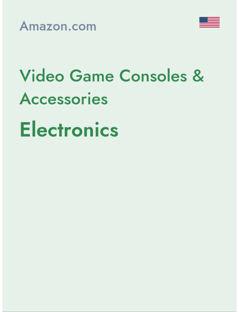 Video Game Consoles & Accessories (Electronics) - amazon.com - USA