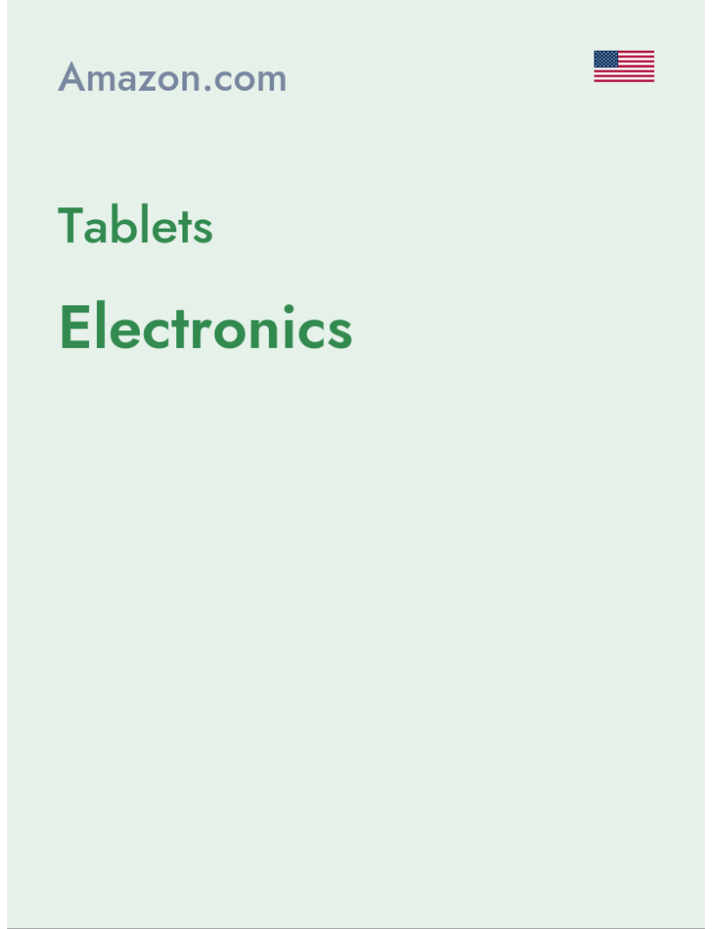 Tablets (Electronics) - amazon.com - USA