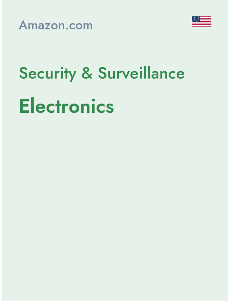 Security & Surveillance (Electronics) - amazon.com - USA