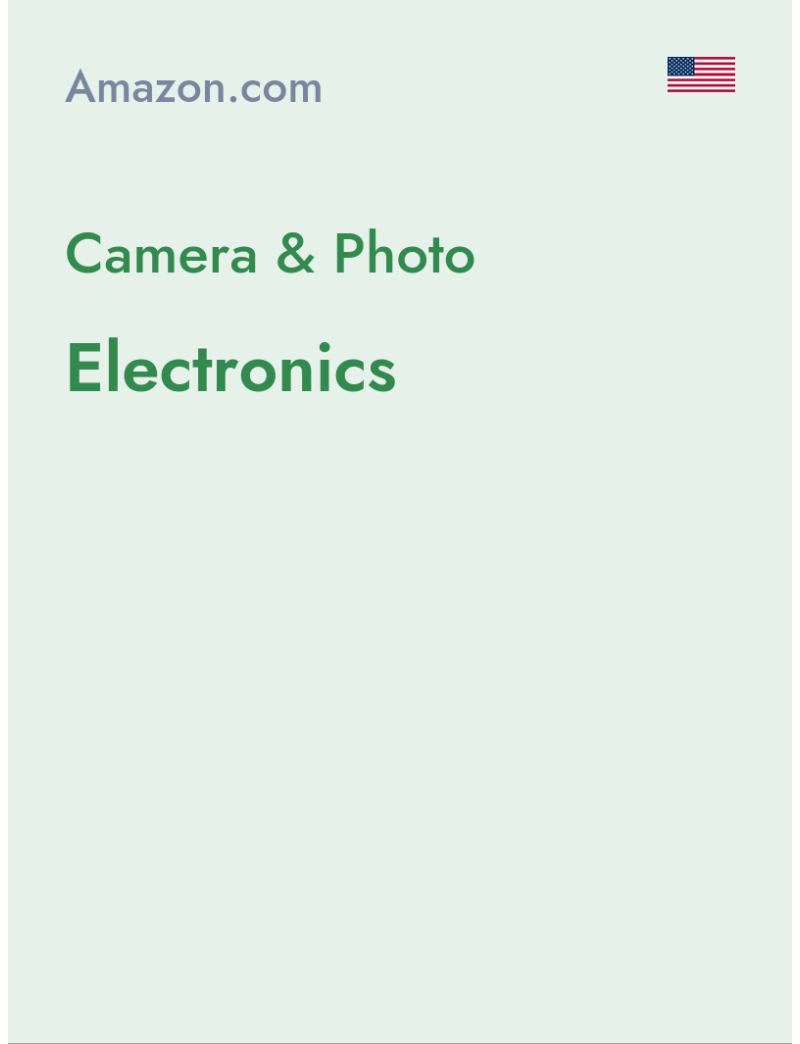 Camera & Photo (Electronics) - amazon.com - USA