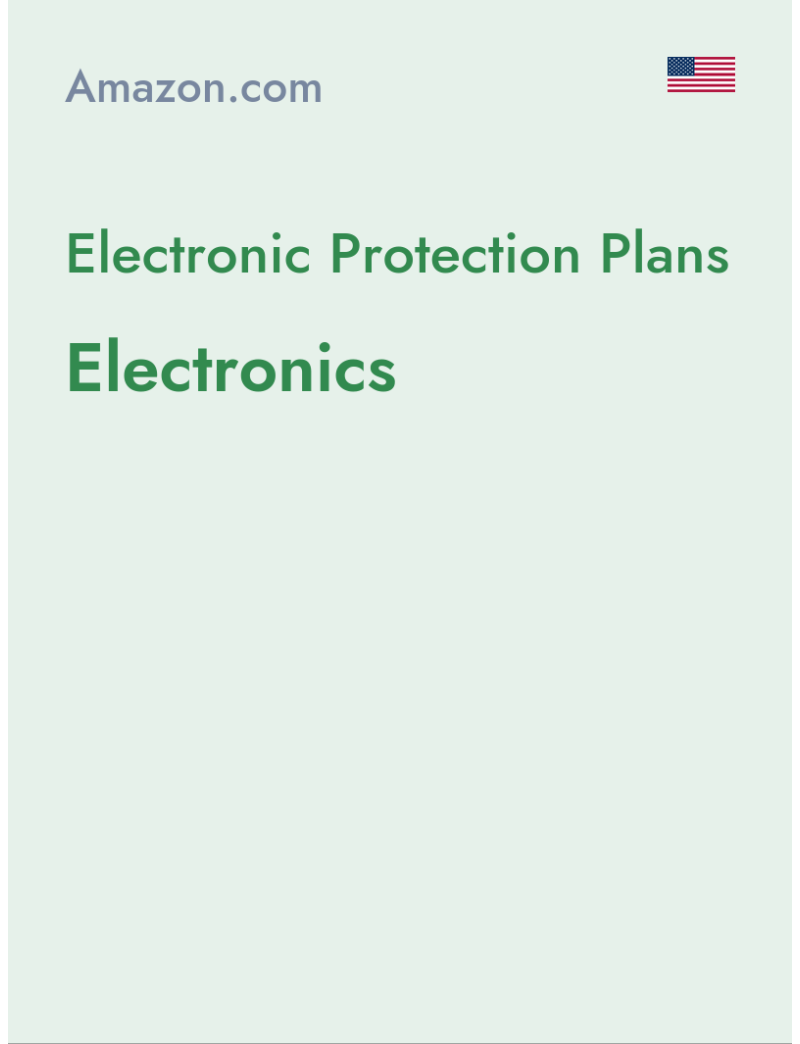 Electronic Protection Plans (Electronics) - amazon.com - USA