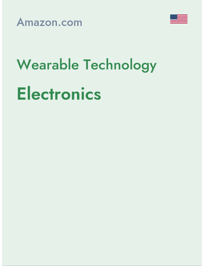 Wearable Technology (Electronics) - amazon.com - USA