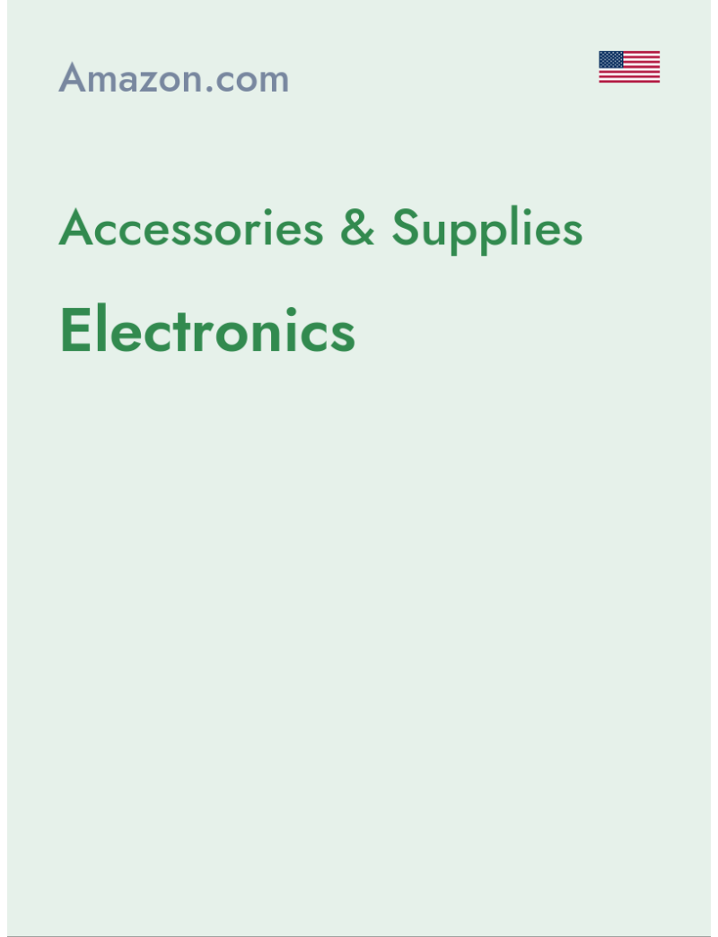 Accessories & Supplies (Electronics) - amazon.com - USA