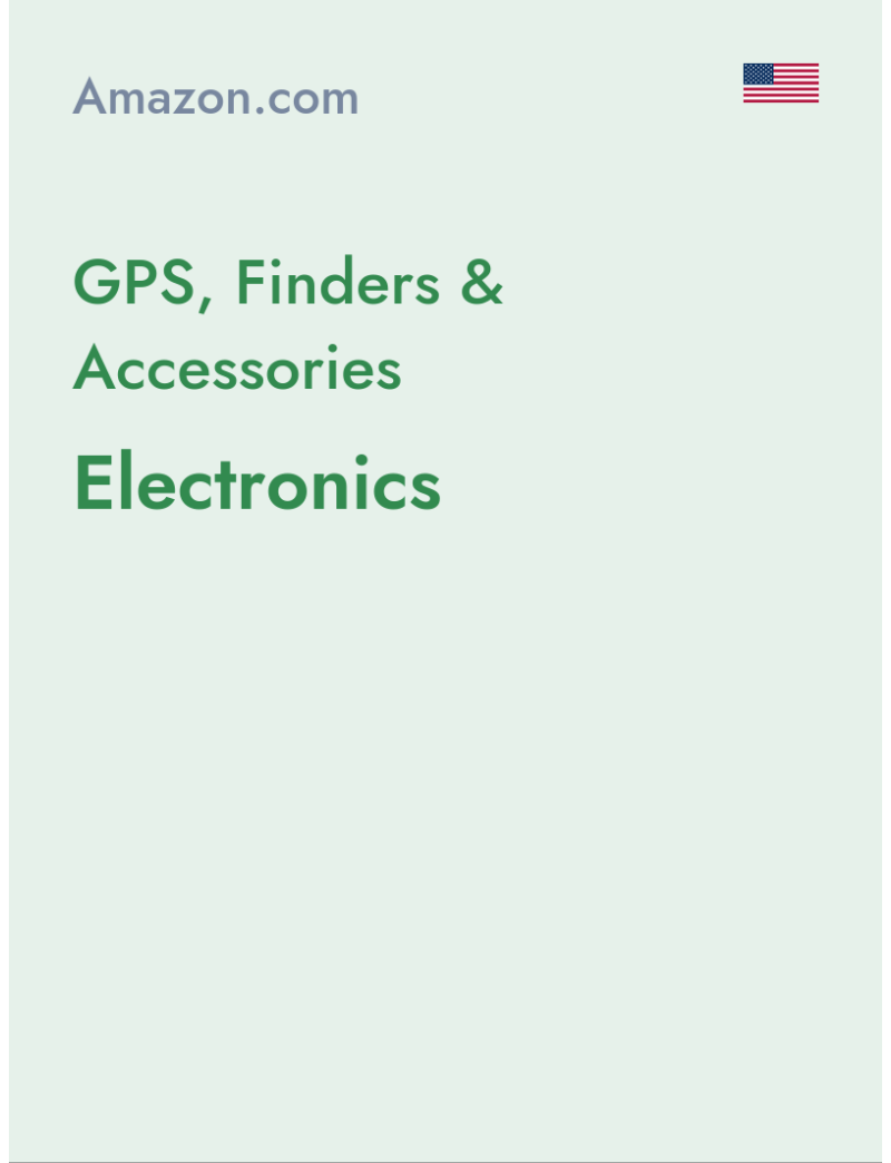 GPS, Finders & Accessories (Electronics) - amazon.com - USA