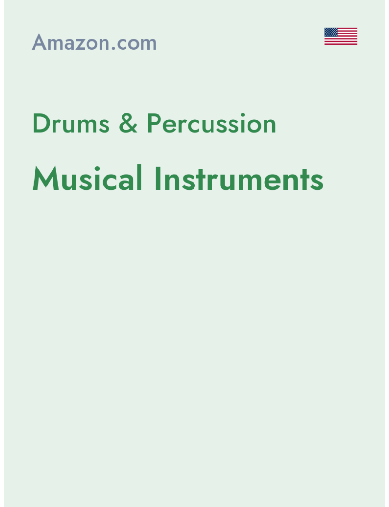 Drums & Percussion (Musical Instruments) - amazon.com - USA