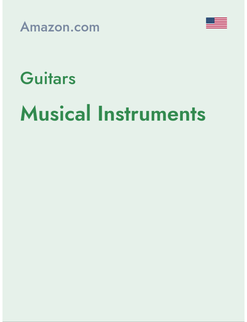Guitars (Musical Instruments) - amazon.com - USA