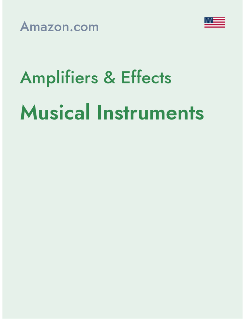 Amplifiers & Effects (Musical Instruments) - amazon.com - USA
