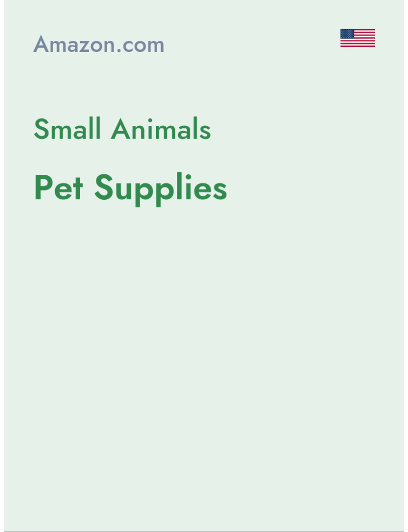 Small Animals (Pet Supplies) - amazon.com - USA