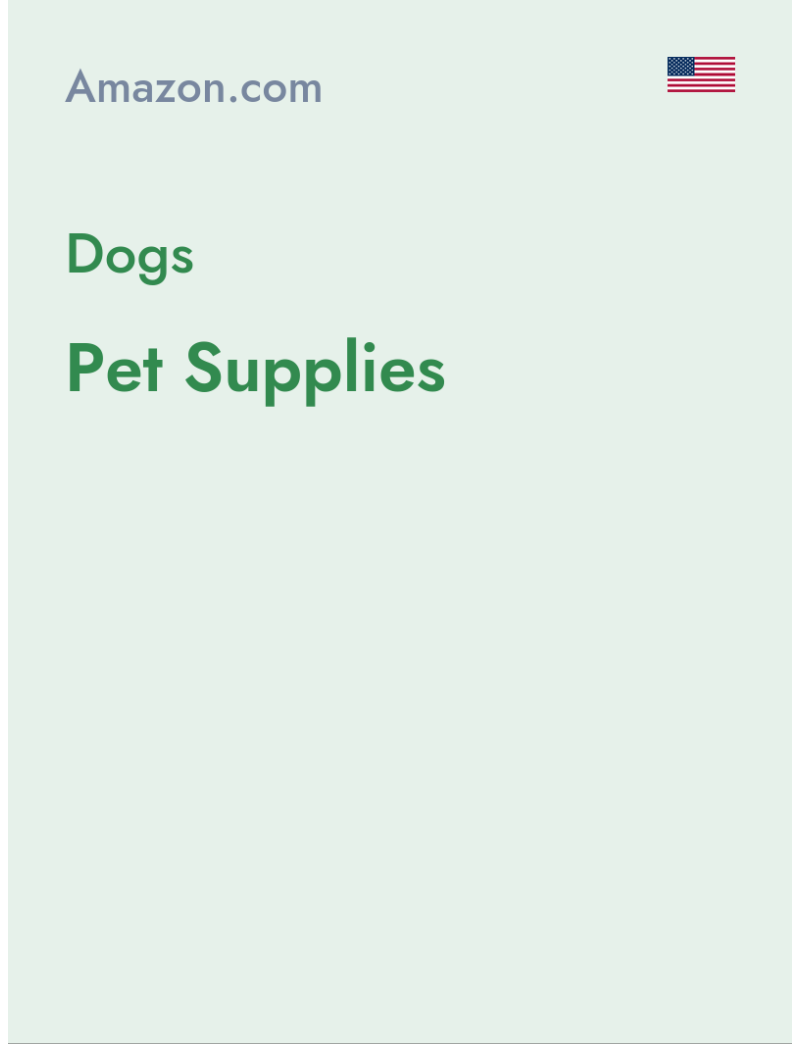Dogs (Pet Supplies) - amazon.com - USA