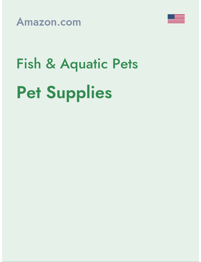 Fish & Aquatic Pets (Pet Supplies) - amazon.com - USA