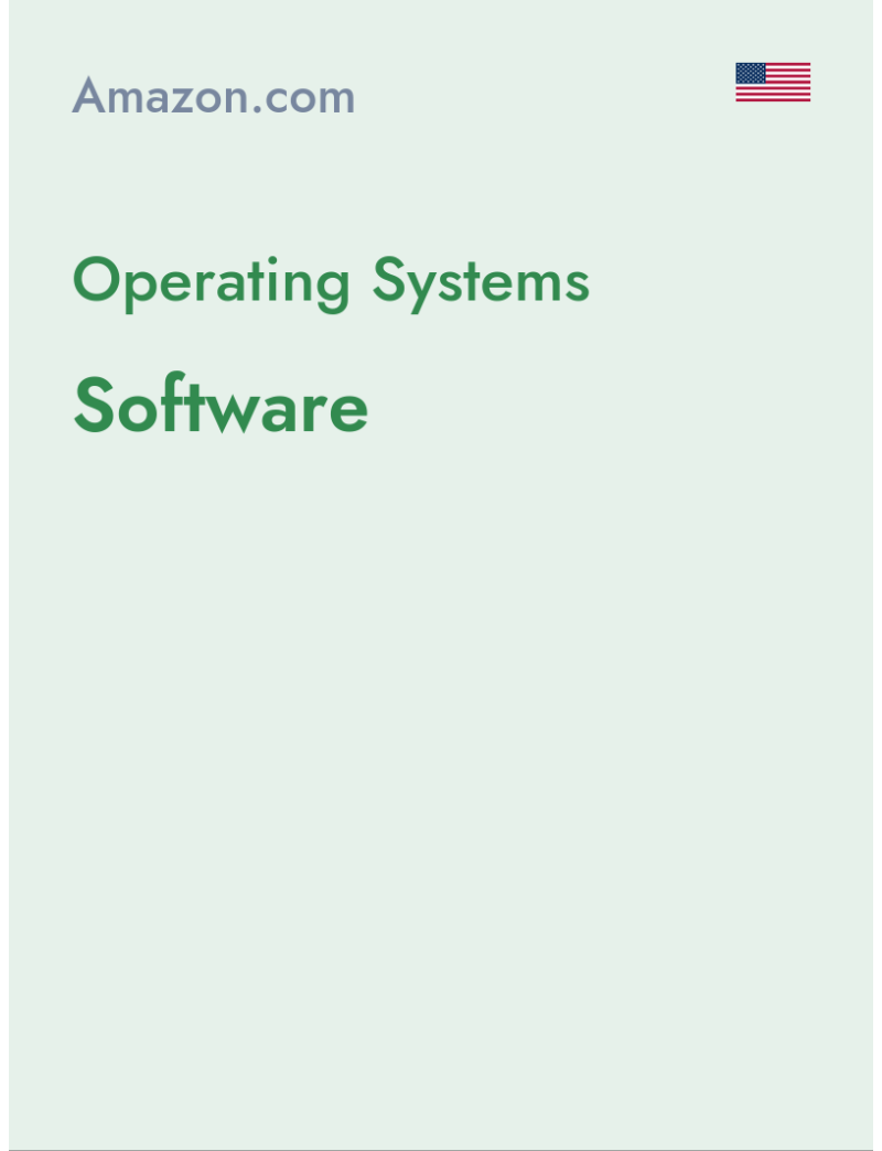 Operating Systems (Software) - amazon.com - USA