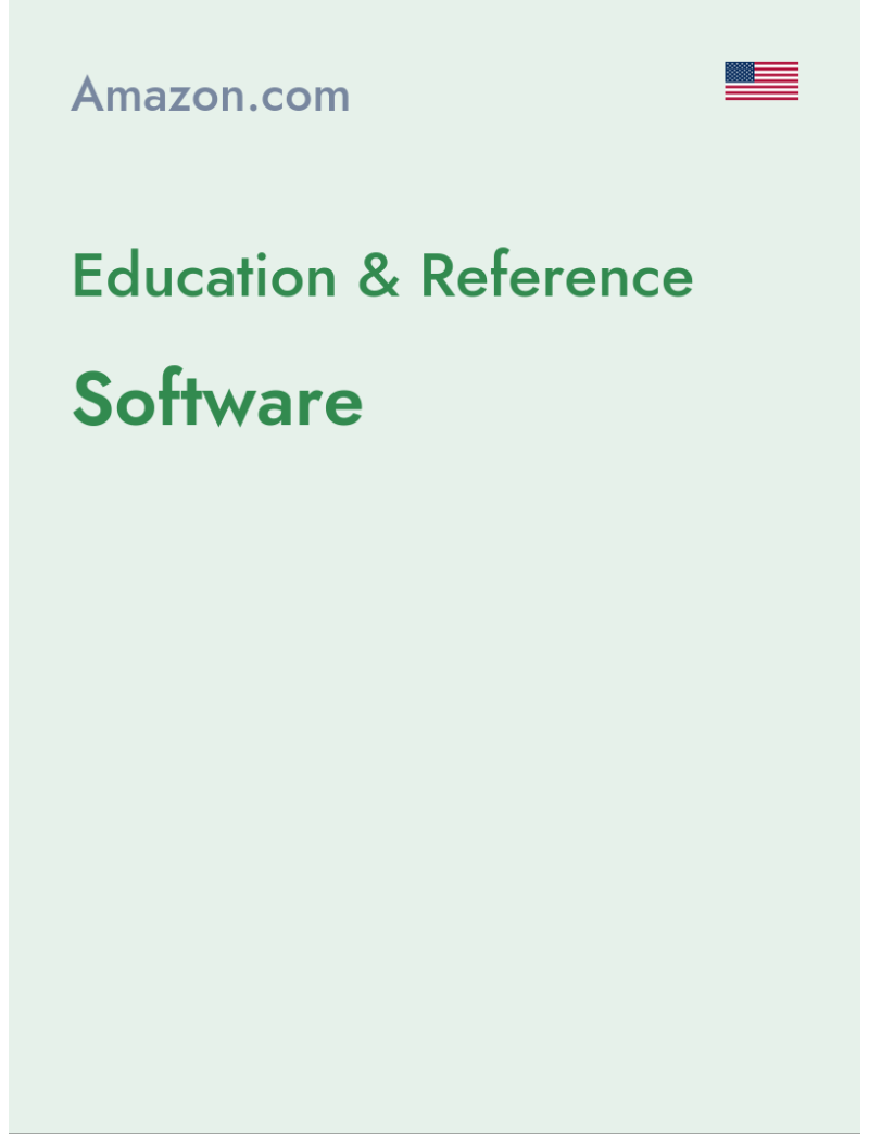 Education & Reference (Software) - amazon.com - USA