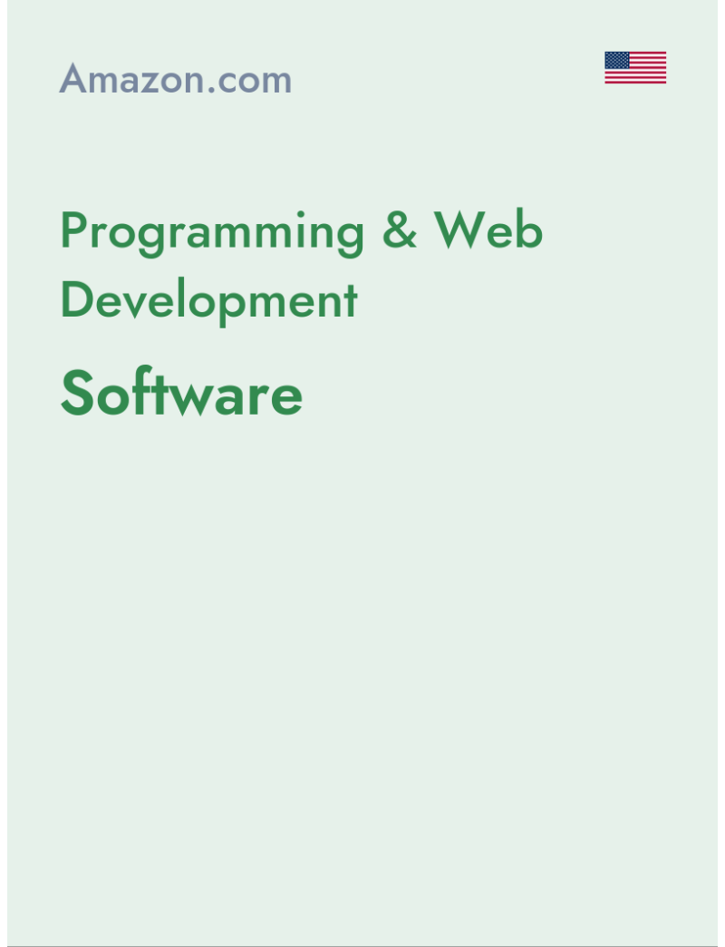 Programming & Web Development (Software) - amazon.com - USA