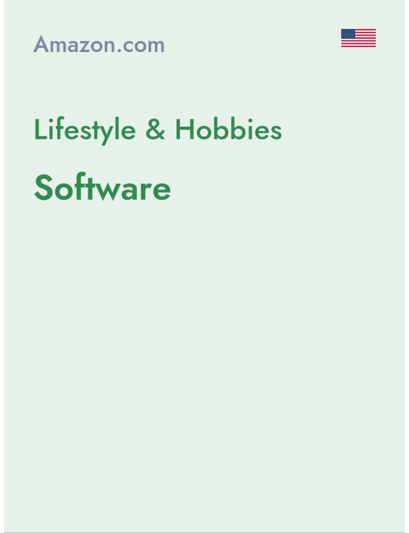 Lifestyle & Hobbies (Software) - amazon.com - USA