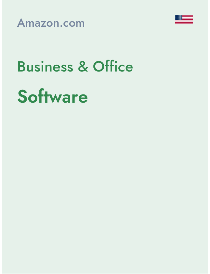 Business & Office (Software) - amazon.com - USA