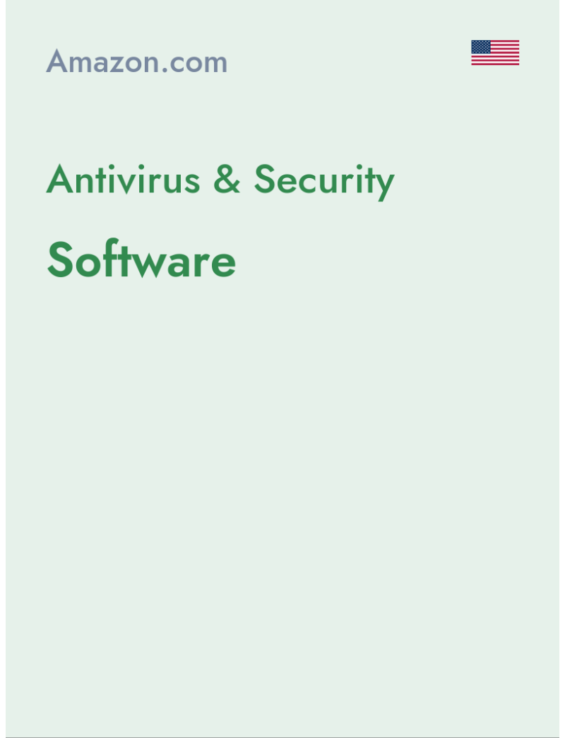 Antivirus & Security (Software) - amazon.com - USA