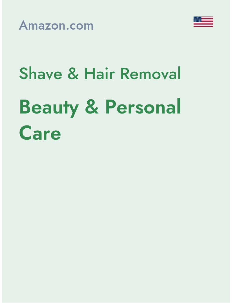 Shave & Hair Removal (Beauty & Personal Care) - amazon.com - USA