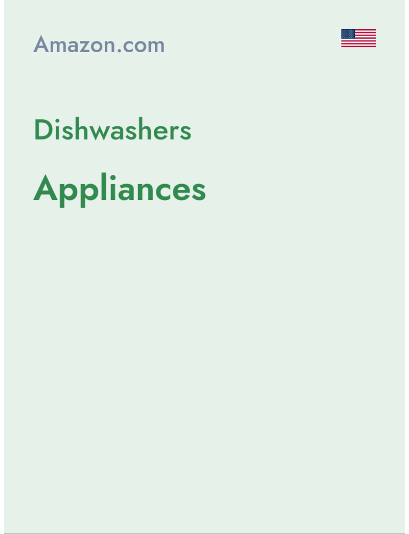 Dishwashers (Appliances) - amazon.com - USA