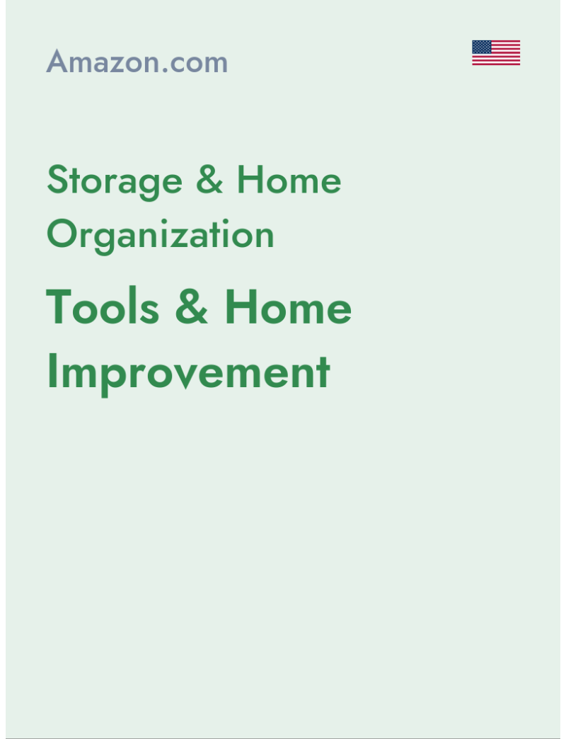 Storage & Home Organization (Tools & Home Improvement) - amazon.com - USA