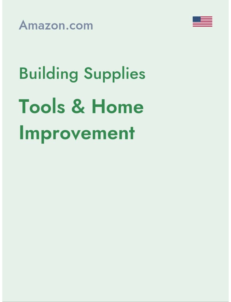 Building Supplies (Tools & Home Improvement) - amazon.com - USA