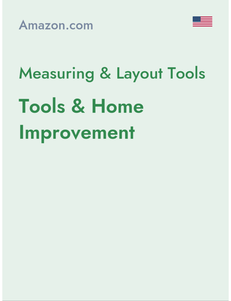 Measuring & Layout Tools (Tools & Home Improvement) - amazon.com - USA