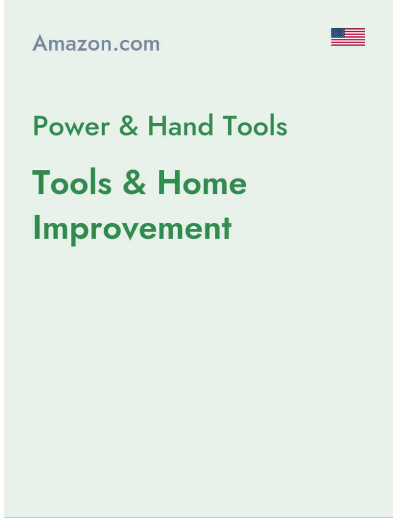 Power & Hand Tools (Tools & Home Improvement) - amazon.com - USA