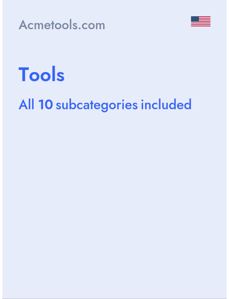 Tools - Acmetools.com - USA