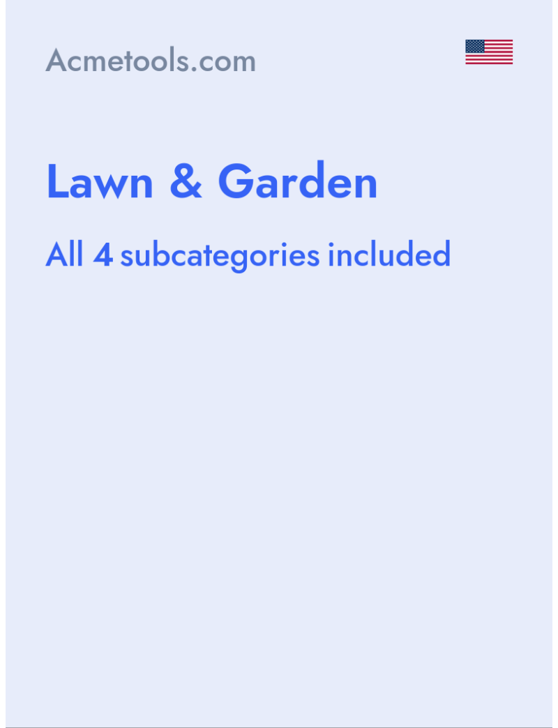 Lawn & Garden - Acmetools.com - USA
