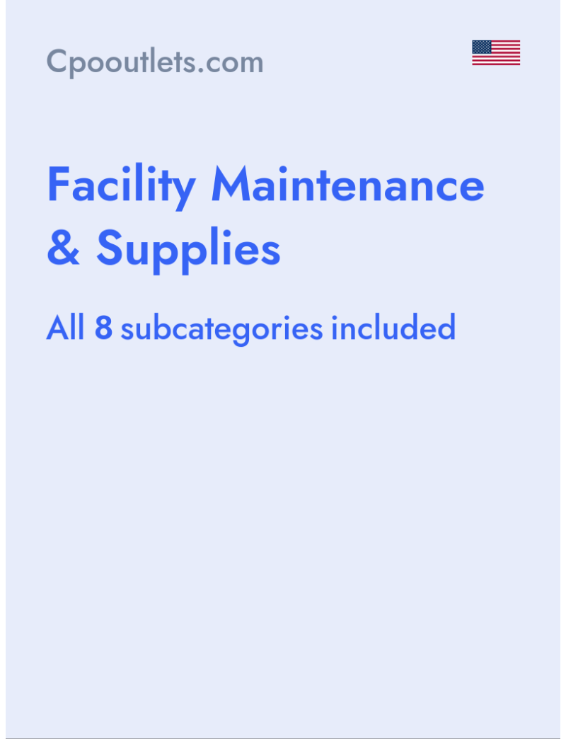 Facility Maintenance & Supplies - Cpooutlets.com - USA