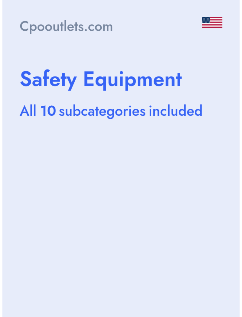 Safety Equipment - Cpooutlets.com - USA