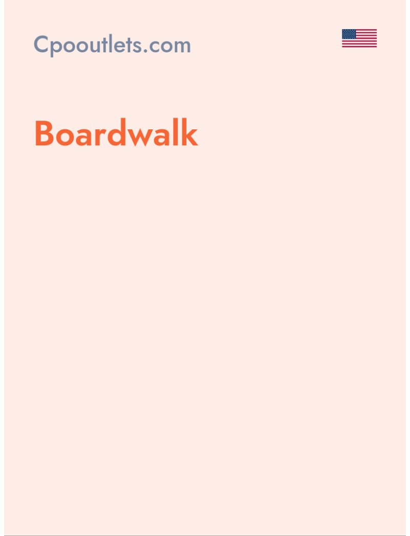 Boardwalk - Cpooutlets.com - USA