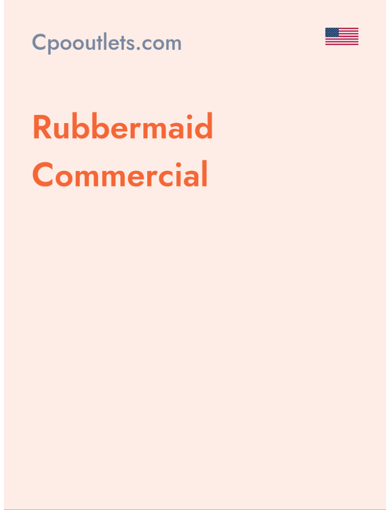 Rubbermaid Commercial - Cpooutlets.com - USA