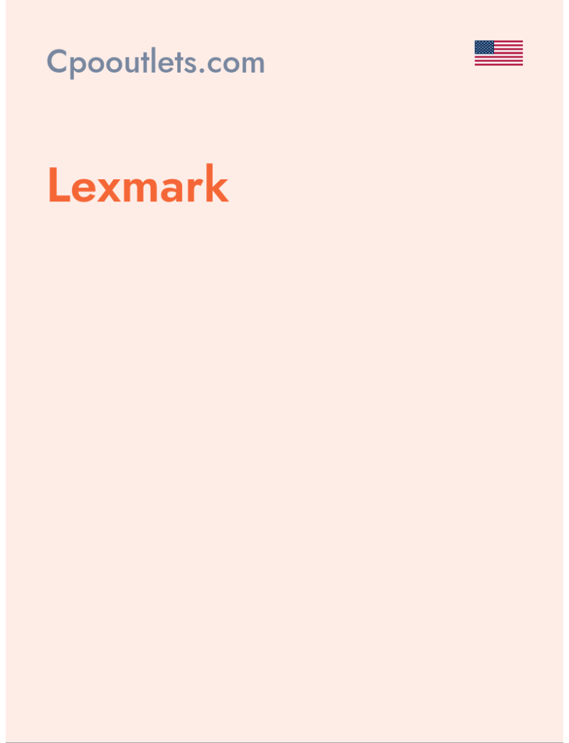 Lexmark - Cpooutlets.com - USA