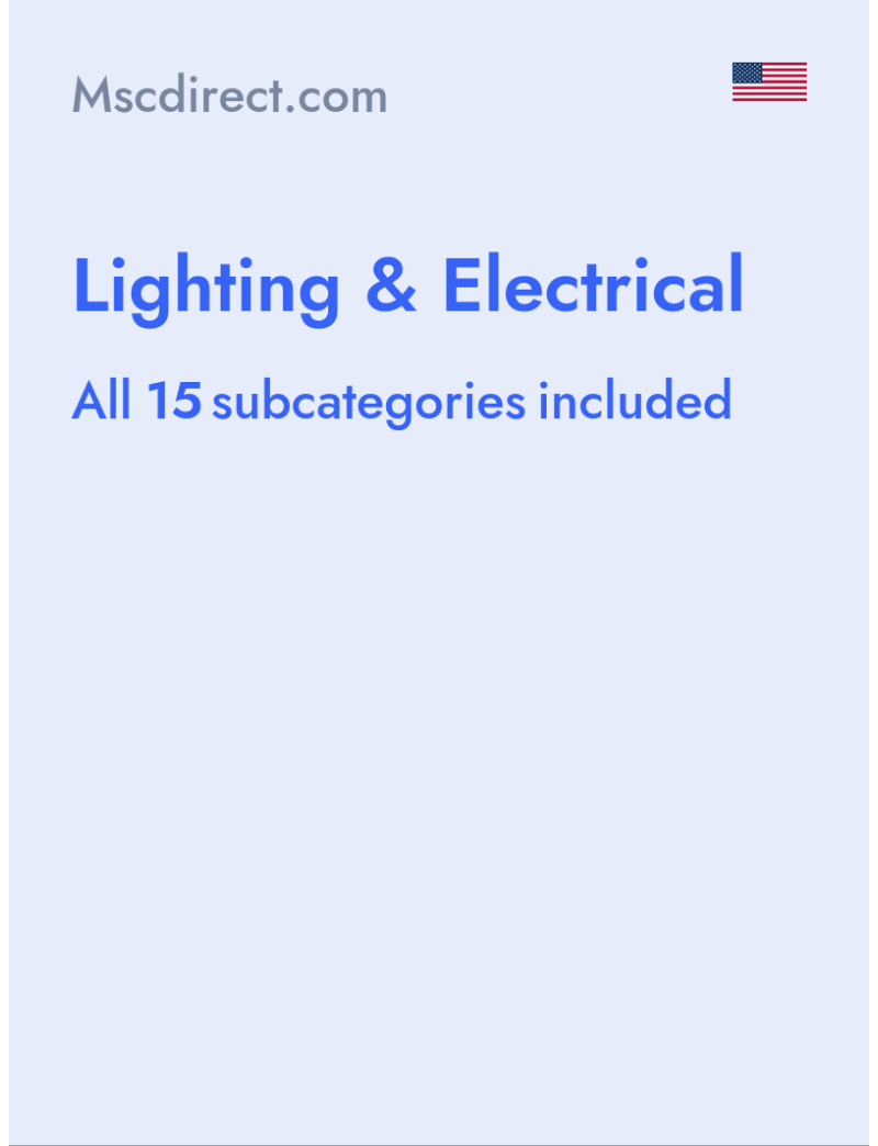Lighting & Electrical - Mscdirect.com - USA