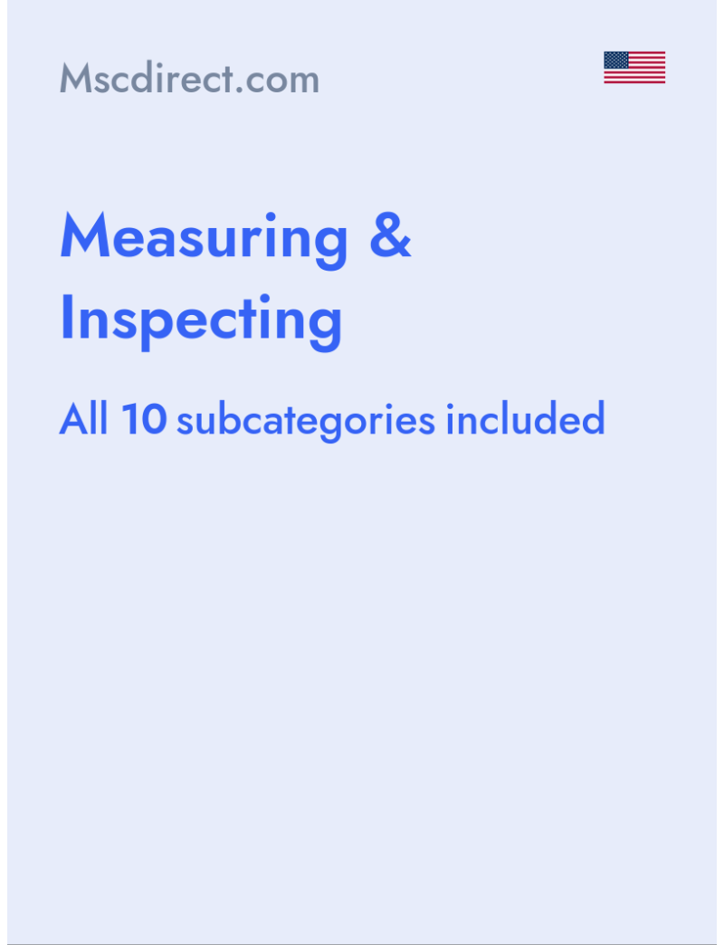 Measuring & Inspecting - Mscdirect.com - USA