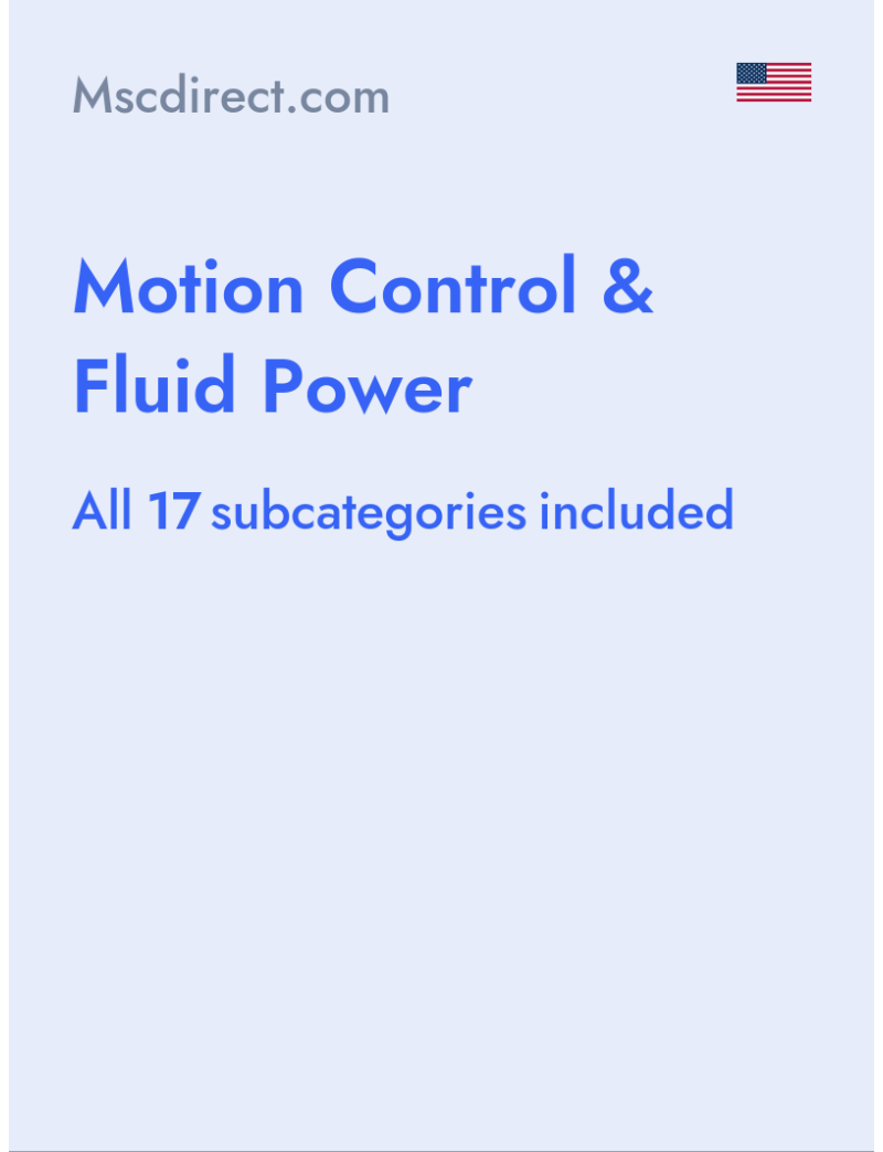 Motion Control & Fluid Power - Mscdirect.com - USA