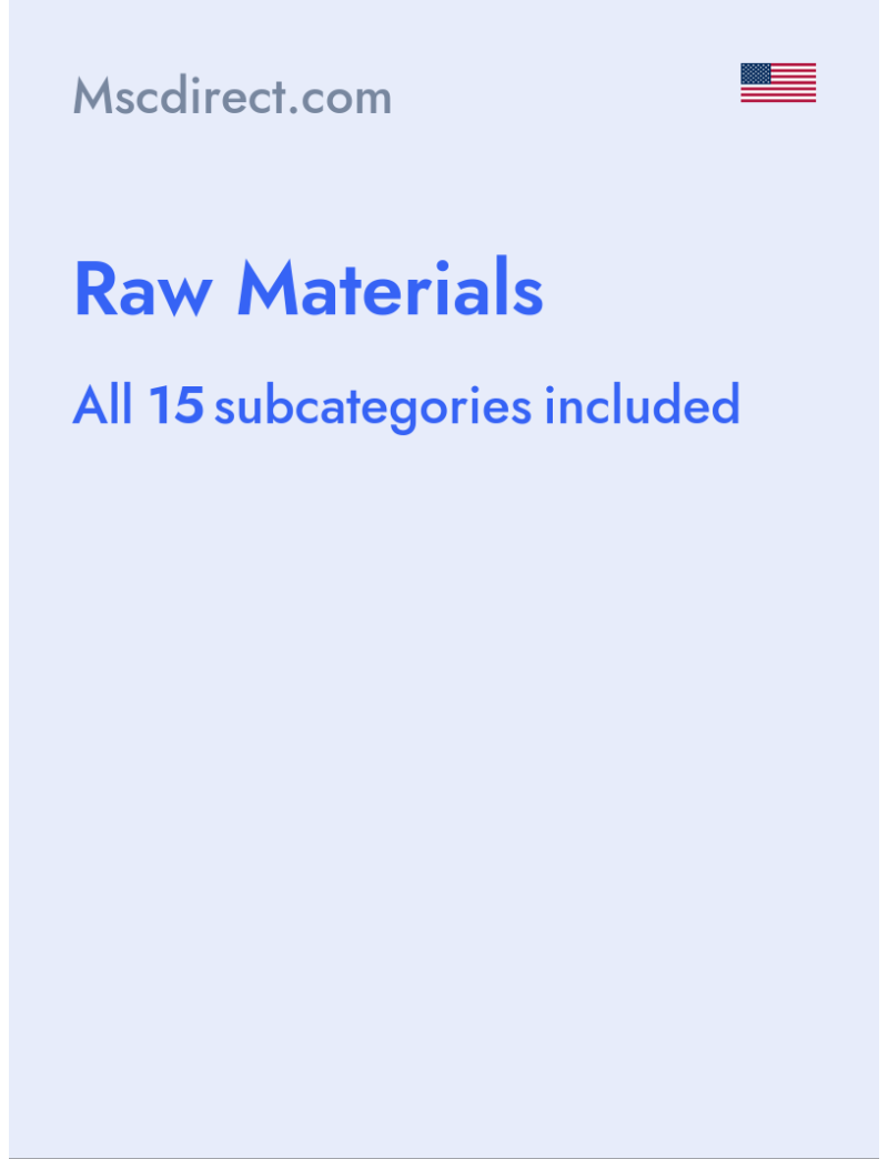 Raw Materials - Mscdirect.com - USA