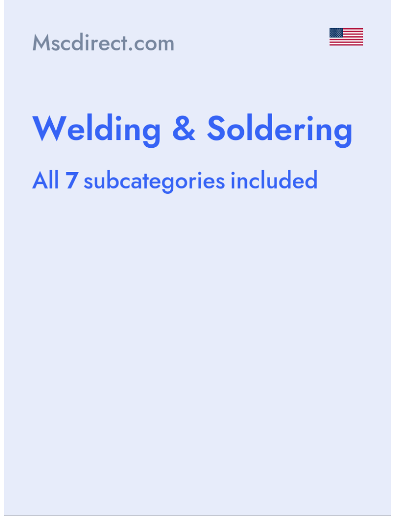 Welding & Soldering - Mscdirect.com - USA