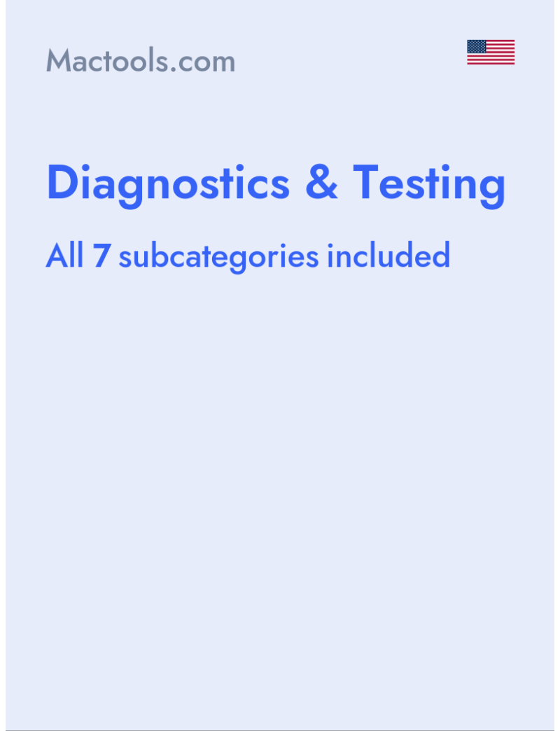 Diagnostics & Testing - Mactools.com - USA