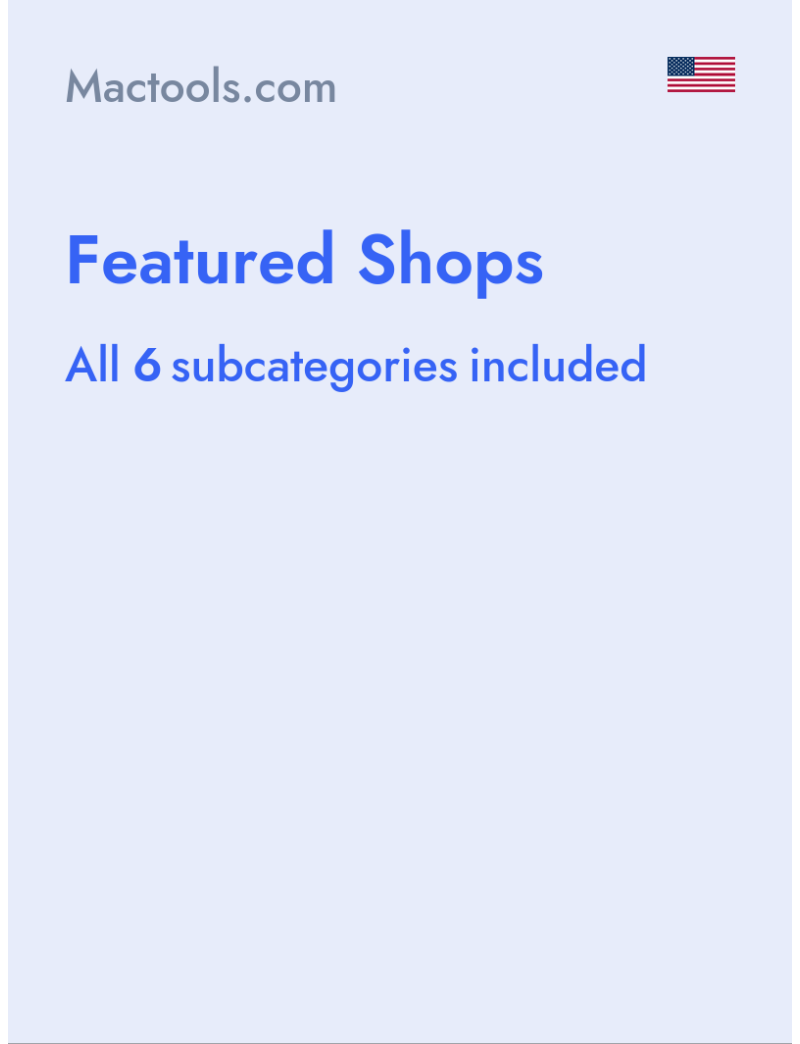 Featured Shops - Mactools.com - USA