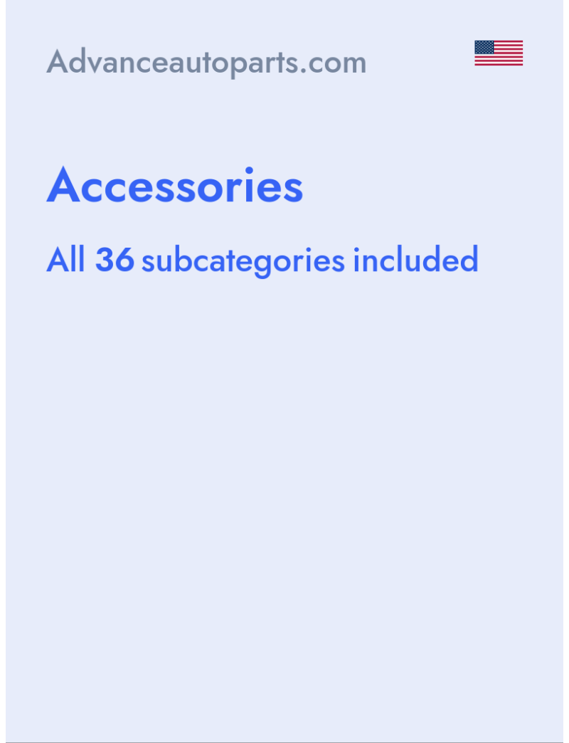 Accessories - Advanceautoparts.com - USA