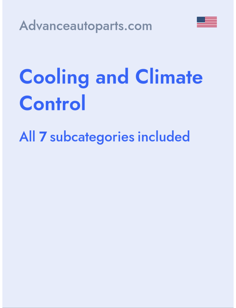 Cooling and Climate Control - Advanceautoparts.com - USA