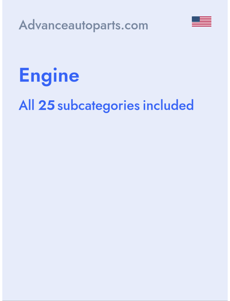 Engine - Advanceautoparts.com - USA