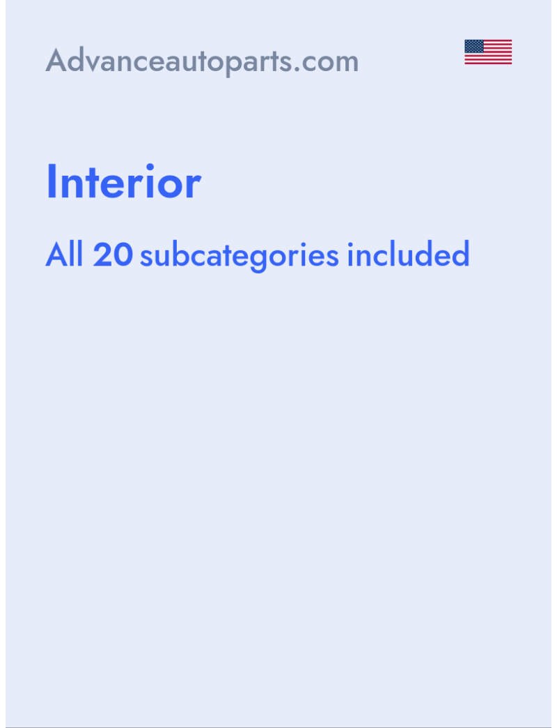 Interior - Advanceautoparts.com - USA